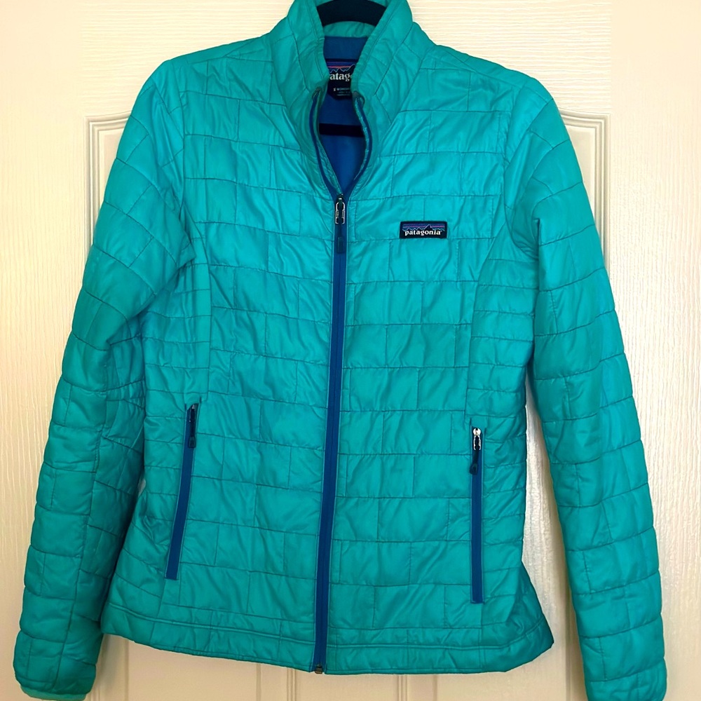EUC ~ Patagonia Nano Puff Women’s Small Jacket. Color: Howling Turquoise